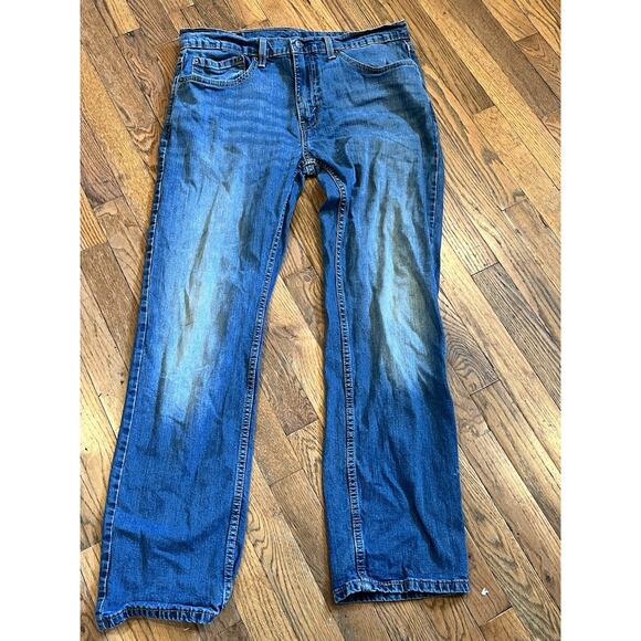 Levi's 559 Relaxed Straight Fit Blue Jeans Men's Size 34x32 Distressed J3 - Picture 4 of 5